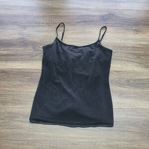 Women's Maurices Black Spaghetti Strap Tank Top SIZE: Large